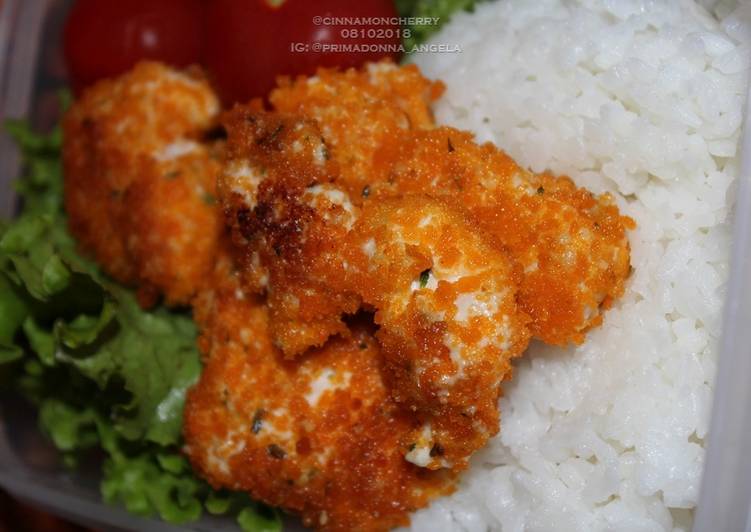 Simple Way to Serve Tasty Pan-Fried Chicken Pieces with Mayonnaise