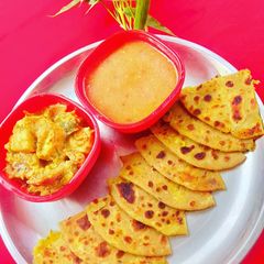 A picture of Chana Dal Paratha.
