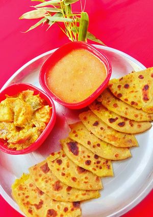A picture of Chana Dal Paratha.
