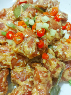 Foto resep Ayam Saus Telur Asin - Salted Egg Chicken