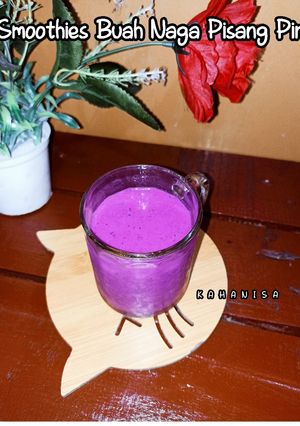 Foto resep Smoothies Buah Naga Pisang Pir