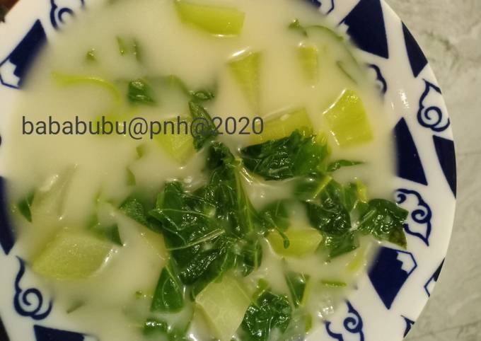 Sayur bobor bayam (jangan bobor)