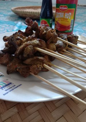Foto resep Sate hati dan rempela ayam