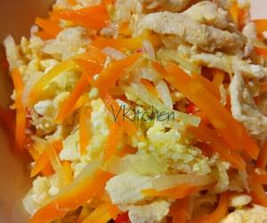 Praktis Memasak Orak Arik Sawi Putih Wortel dan Ayam Enak Bergizi