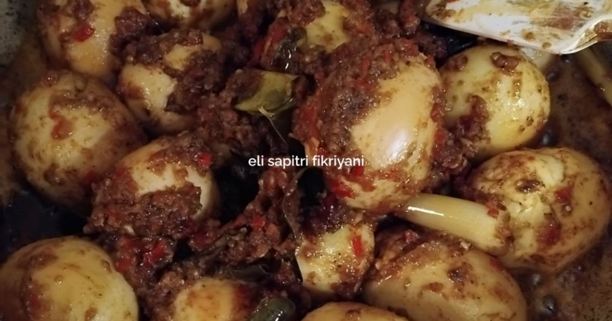 Rendang telur