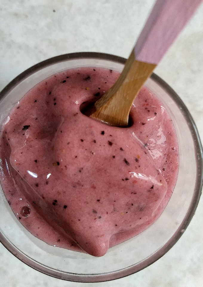 Una foto de Helado vegano fresco