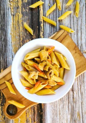 Foto resep Pasta Saus Kari Ayam