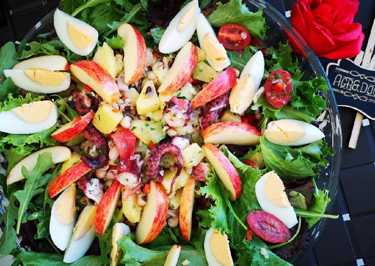 Salada fria de polvo - Tudogosreceitas