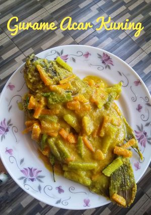 Foto resep Gurame acar kuning