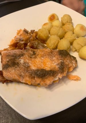 Una foto de Salmón cocinini