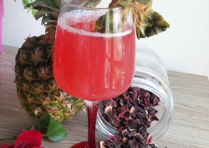 Easiest Way to Make Jus ananas hibiscus