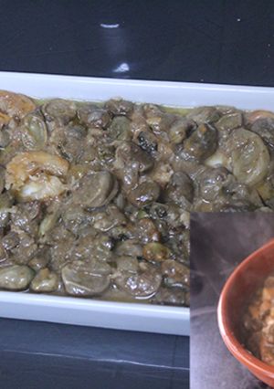 Foto principal de Habas picantes con gambas
