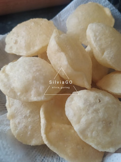 Una foto de Panipuri / pan frito indio o gol gappa