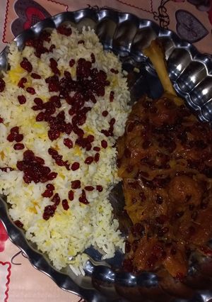 عکسی از دستور اردک و آلو