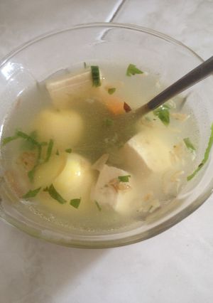 Foto resep Sop tahu puyuh mp asi