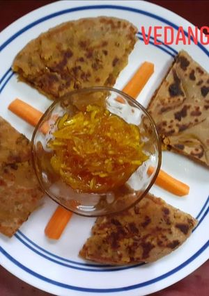 A picture of Sprouts paratha.