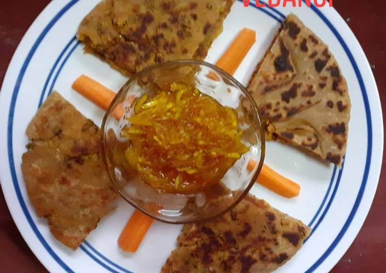 Recipe of Speedy Sprouts paratha