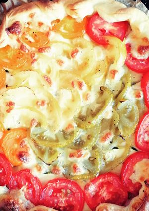Une photo de Tarte Courgette tomates