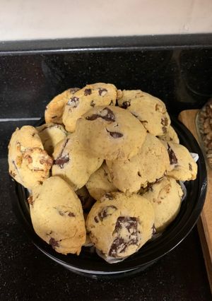 Gluténmentes csokis keksz doves farm lisztből recept fotója