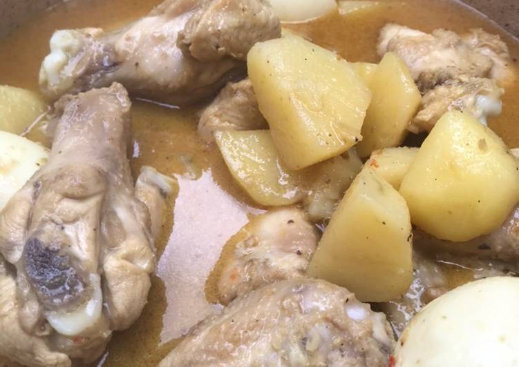 Resep Kare ayam telor kentang yang Bisa Manjain Lidah