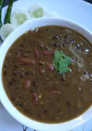 A picture of Dal Makhani(without makhan&oil).