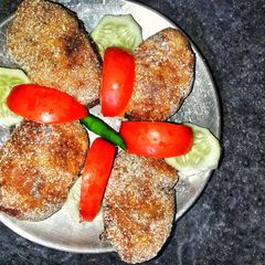 A picture of Soya Chunks Cutlets.