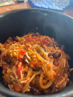Una foto de Guiso de porotos con tomate