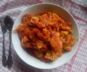 Resep Baru Sambal kuah udang tahu Gurih Mantul