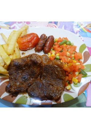 Foto resep Homemade rib eye steak instan