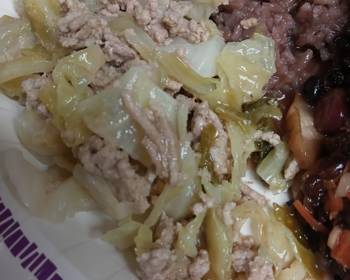 Best Recipe Cabbage and Ground Pork Practical Delicious