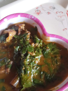 A picture of My oha soup.