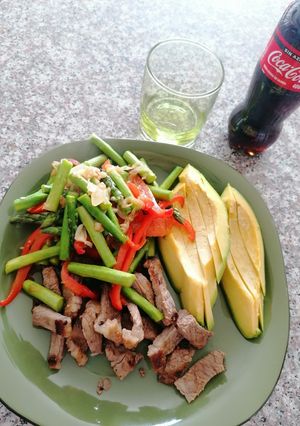 Una foto de Ensalada de espárragos