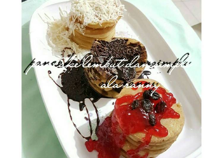 Pancake lembut dan simple