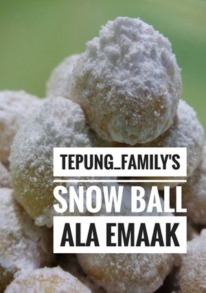 Foto resep Snow ball baking pan ala emaak😄😄😄