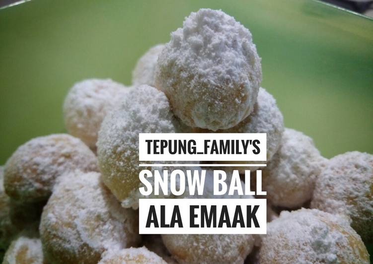 Snow ball baking pan ala emaak😄😄😄