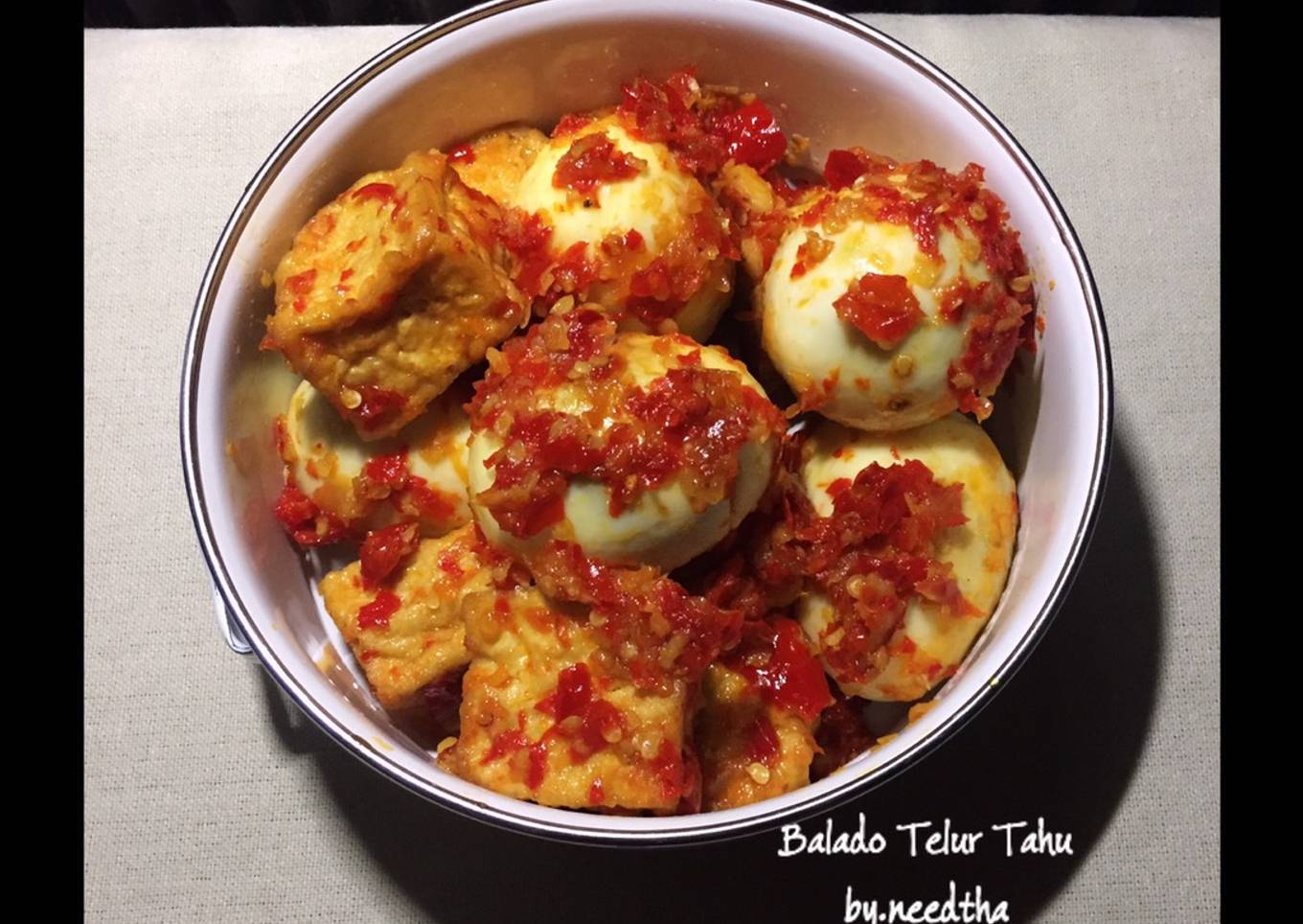 Balado Telur Tahu