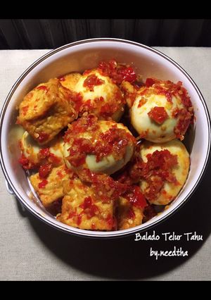 Foto resep Balado Telur Tahu