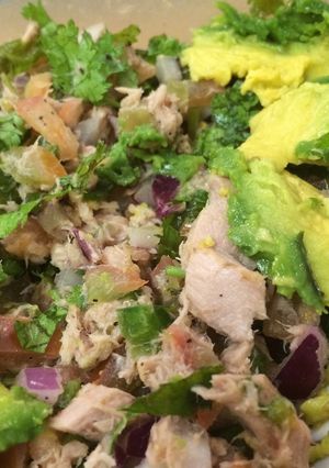 Una foto de Ceviche de atún