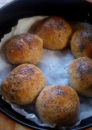 A picture of Brown buns.