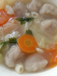 Foto resep Sayur Sup - bakso - Makaroni