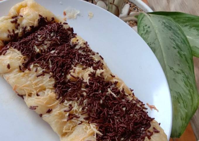 Bagaimana Membuat Strudel pisang coklat keju yang Bikin Ngiler