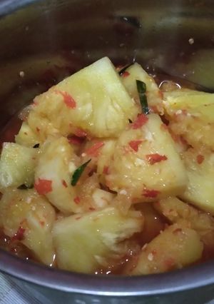 Foto resep Asinan nanas pedas manis