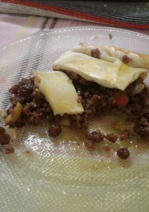 Una foto de Pastel al horno dulce