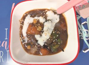 Hình của món Chè thạch sắn dây.