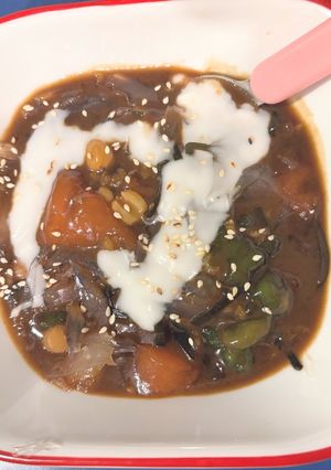 Hình của món Chè thạch sắn dây.