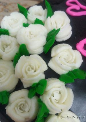 Foto resep Butter cream kokoh untuk membuat bunga