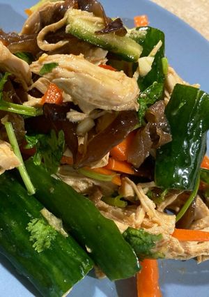 彌生家清爽低脂涼拌雞胸肉 的食譜成品照片
