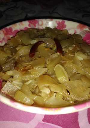 A picture of Lauki ki sabji.