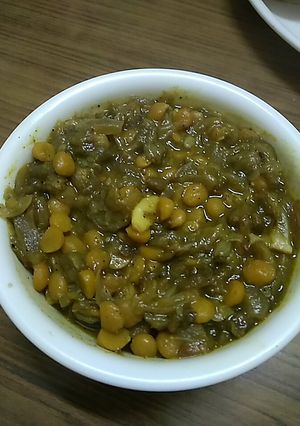 A picture of Turai chana dal ki Sabji.