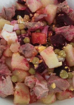 Una foto de Salpicón de carne con verduras
